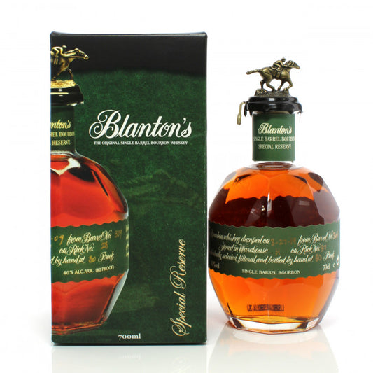 Blantons special reserve 70cl damaged wax